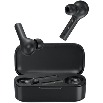 268421 - QCY Kufje pa tel T5 Bluetooth 5.0 TWS, 25 orë kohë loje, të papërshkueshme nga uji, me mikrofon, 16 x 11.5 x 4.2 cm