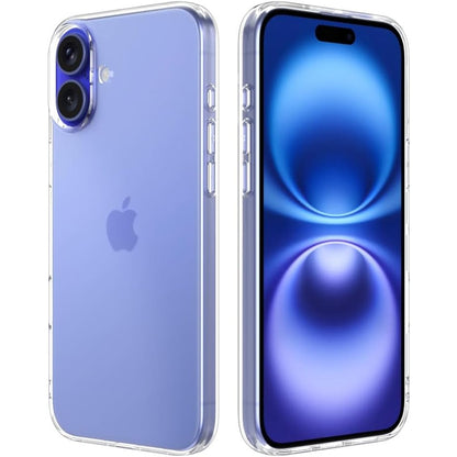 294658 - Captor Mbështjellëse transparente për Apple iPhone 16 Plus - Mbështjellëse e butë dhe e hollë prej silikoni TPU