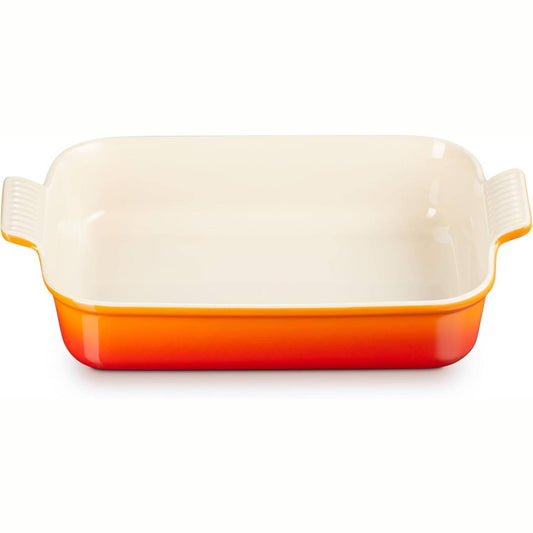 195119 - LE CREUSET Enë Drejtkëndëshe Prej Gresi, Modeli Tradition, Madhësia 32 cm, Pesha 2.31 kg, E Kuqe Për Furrë, Kodi i Produktit 71102320900001