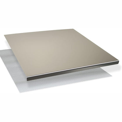187297 - INOXLM Dërrasë Prerëse prej çeliku Inox, Madhësi 40x50cm, Palosje 2cm, Për Brumosje në Kuzhinë, Bar, Restorante