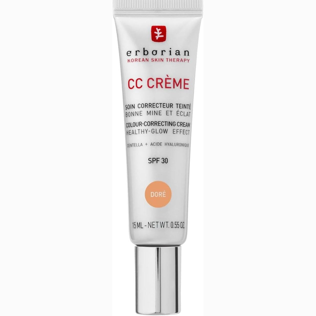 317348 - ERBORIAN Krem CC me Centella Asiatica, Mbrojtje nga Dielli SPF 30, Kozmetikë Koreane, 15 ml