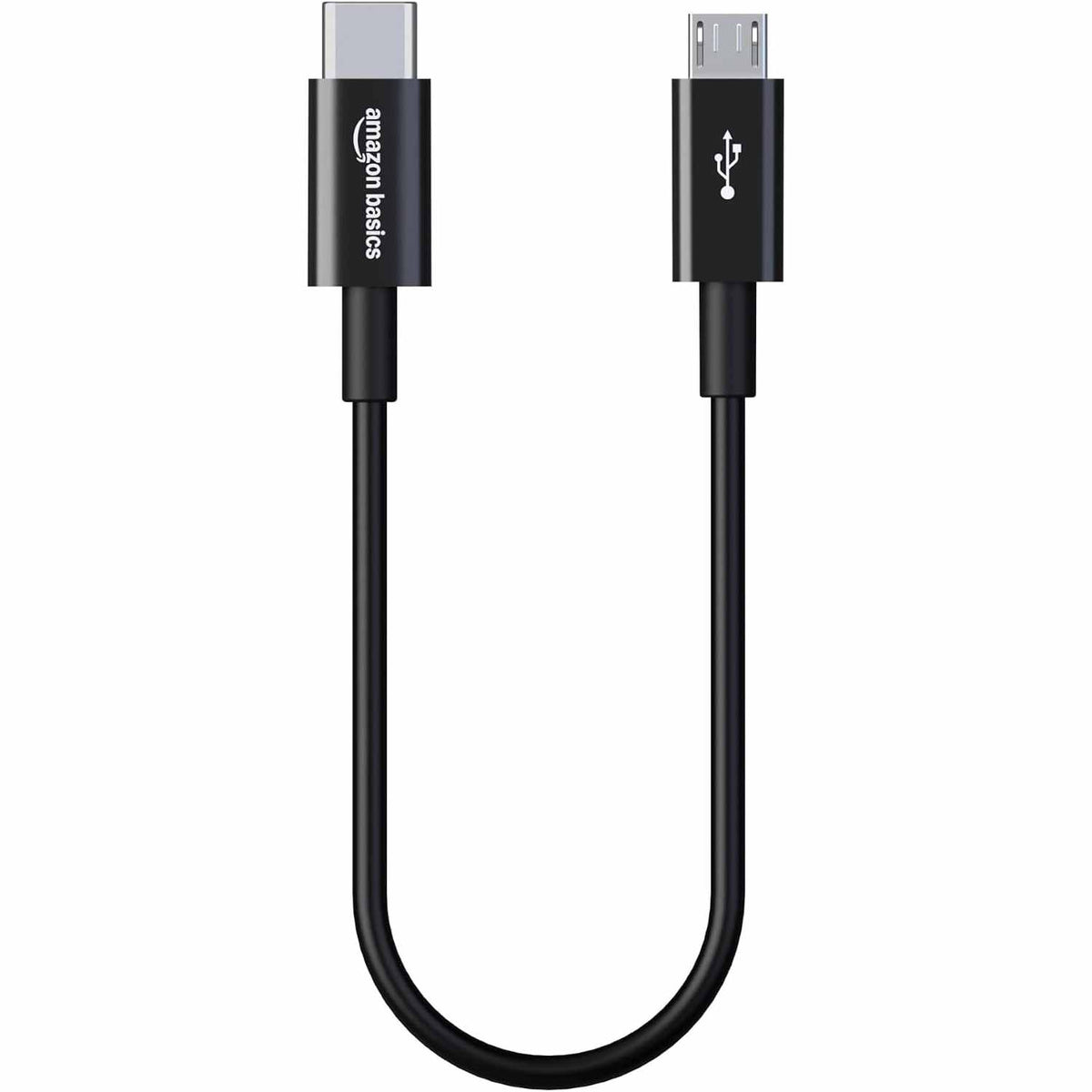 305629 - AMAZON BASICS Kabllo USB-C në Micro USB 2.0 për Smartphone - 15.2 cm, e zezë