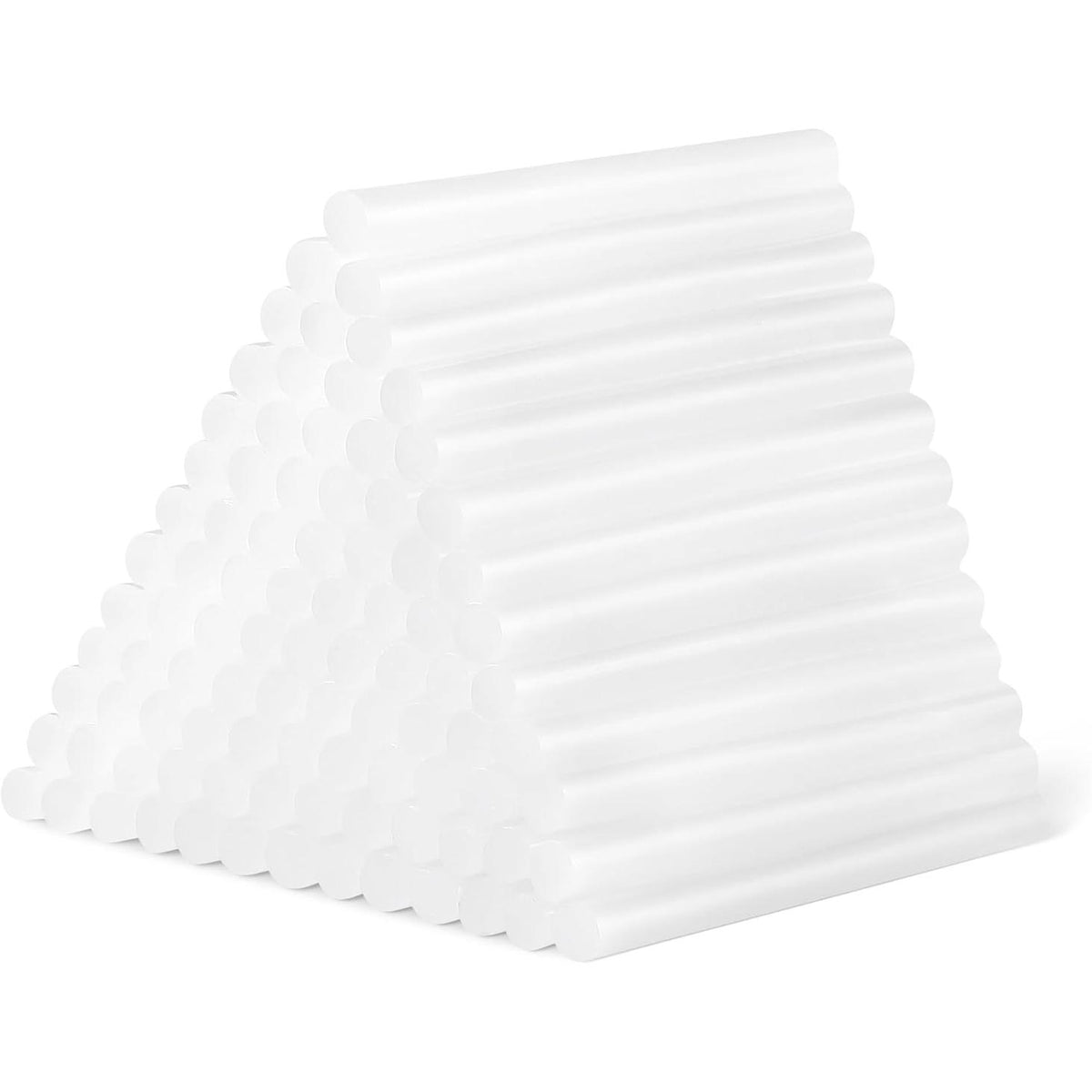 335374 - AMAZON BASICS, shkopinj ngjitës të nxehtë, Madhësi Mini (10.2 x 0.7 cm), Pako me 100 copë, Transparente
