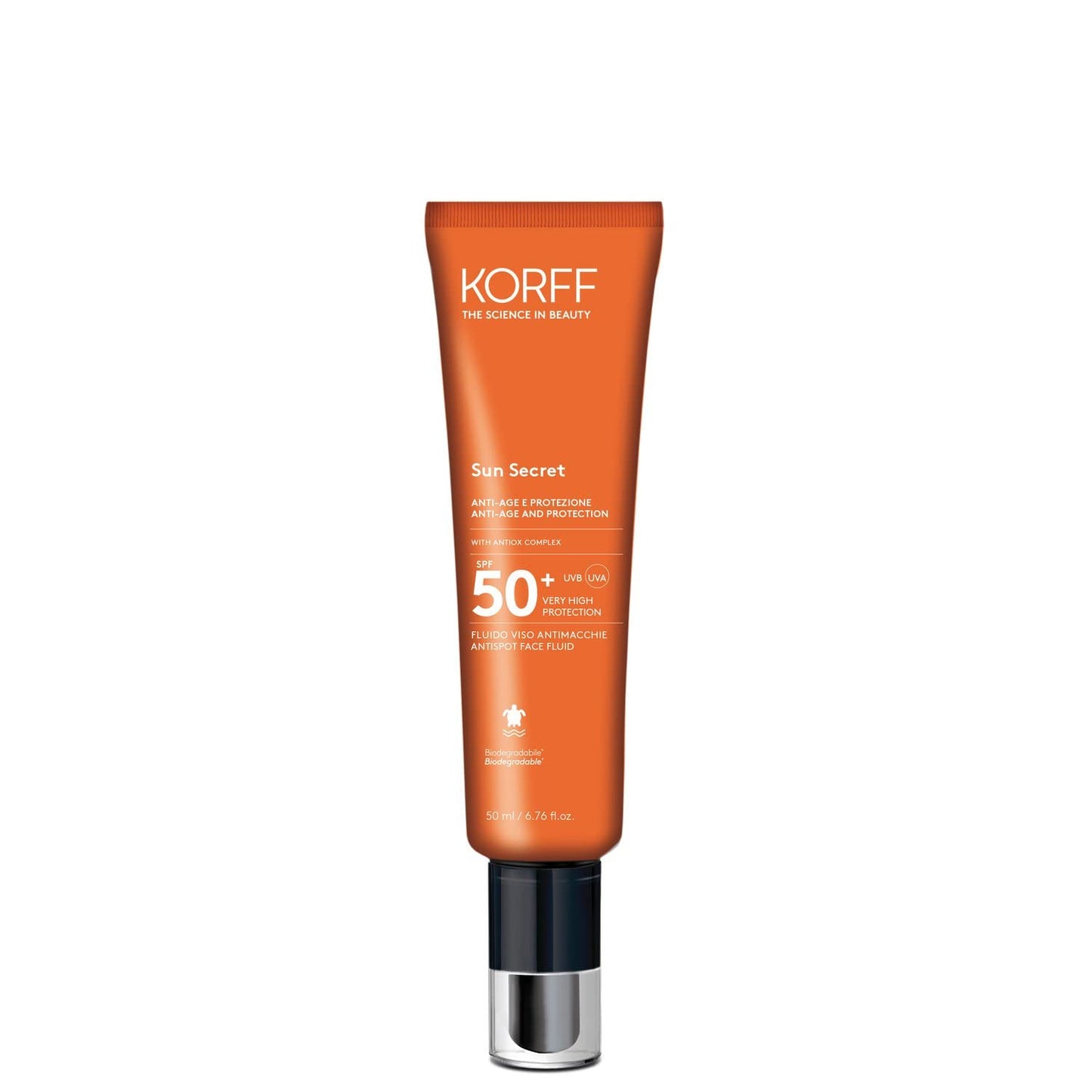 271950 - KORFF Lëng për fytyrën kundër njollave, SPF50+, 50 ml