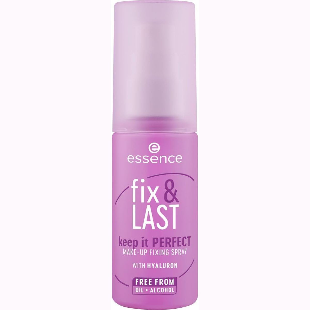 301500 - ESSENCE - Fix & LAST Make-Up Fixing Spray - Transparent - 50 ml - Vegan, Pa vaj, Pa parfum, Pa alkool