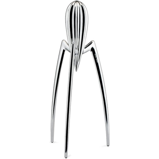 195113 - ALESSI - Shtrydhëse Agrumesh 'Juicy Salif' PSJS, e Bërë nga Alumini i Lëmuar, Me Këmbë PA