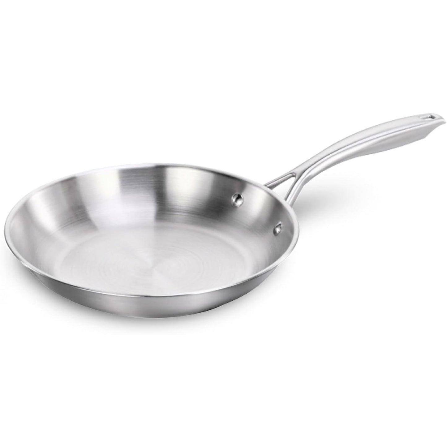 223431 - CASTEY - Tigan prej çeliku inox Essentials, Modeli E-S18, Ngjyrë argjendi, Madhësia 18 cm, Çelik inox, Rezistent ndaj konsumimit, I përshtatshëm për të gjitha sobat