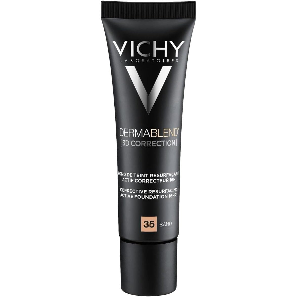 289986 - VICHY Dermablend Fondatinë 3D Ripërtëritëse, Qëndrueshmëri e Gjatë 16 Orë, Mbulim i Lartë, SPF 25, ngjyra: Rërë 35, 30 ml