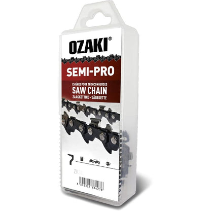 294218 - OZAKI Zinxhir për sharrë elektrike me zinxhir .325 E66 - Gjysmë-Profesional - Gauge 1.3 mm (0.05") - Profil prerës gjysmë-katror - 66 lidhje transmisioni - 40 cm