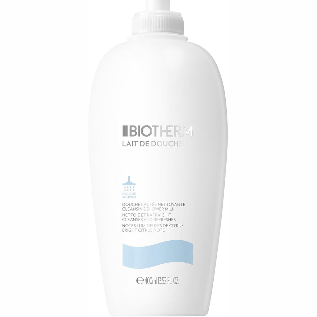 303151 - BIOTHERM Xhel dushi Lait De Douche, krem dushi freskues me ekstrakte Life Plankton dhe agrume, 400 ml.