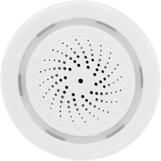 34260 - **LogiLink SH0110 - Sirenë Alarmi Wi-Fi për Shtëpi të Mençur (90 db), Kontrollohet me Aplikacion, IP20, E Përshtatshme me Tuya, Mbështet Amazon Alexa dhe Google Home**