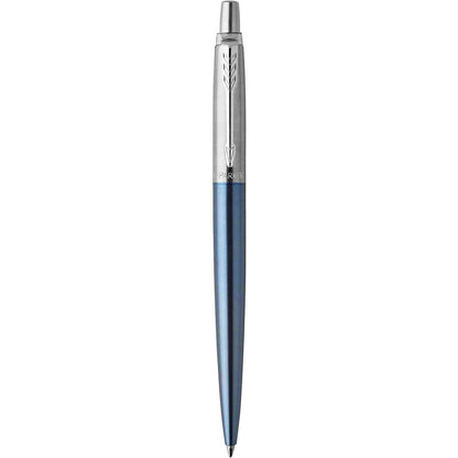 268781 - PARKER JOTTER STILOLAPS ME MAJË, BLU WATERLOO, MAJË MESATARE, BOJË BLU, KUTI DHURATE