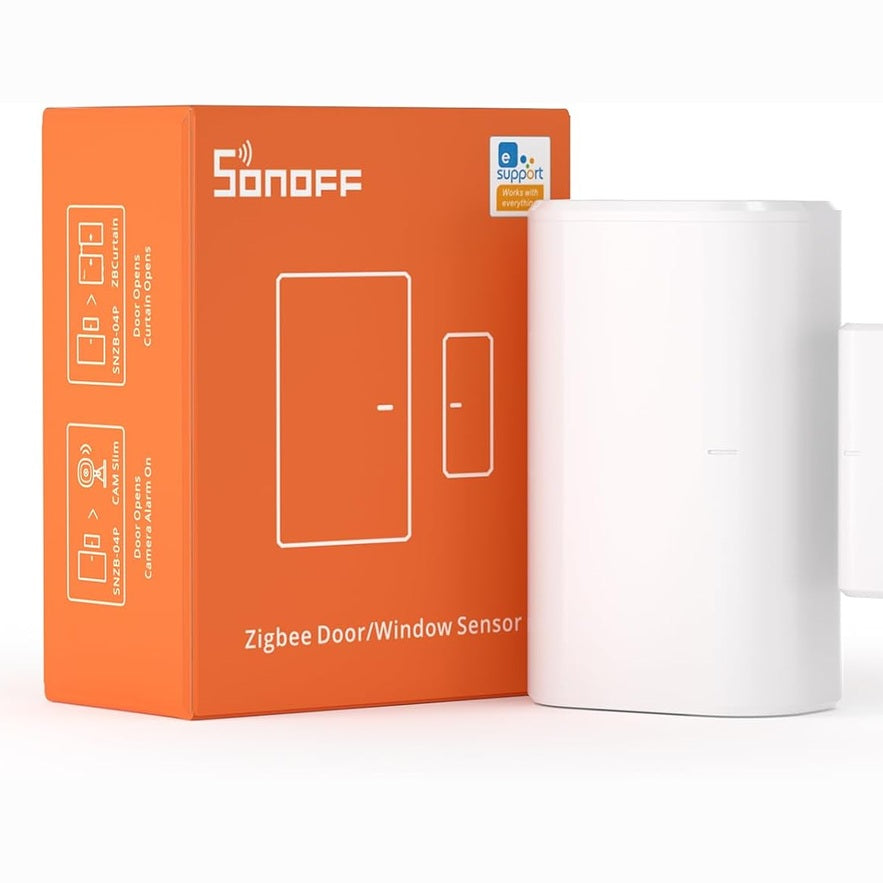 293936 - SONOFF - Sensori i derës dhe dritares SNZB-04P Zigbee, sistem alarmi inteligjent, kërkon qendër Zigbee, i pajtueshëm me Alexa dhe Google Assistant