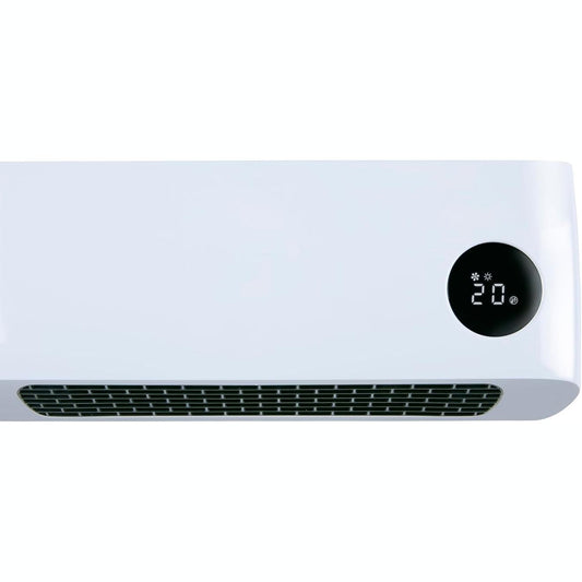146253 - ALPINA Ngrohës Muri 1000-2000W, Ngrohës Qeramik PTC me Telekomandë, Temperaturë dhe Kohëmatës i Rregullueshëm, Radiator i Montuar në Mur për Brendshëm, i Bardhë