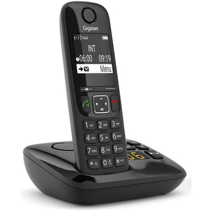 319596 - GIGASET AS690A Duo - 2 Telefona DECT pa Tel me Sekretari Telefoni, Ekran me Kontrast të Lartë, Profile Zëri të Rregullueshme, Funksion pa Duart, Mbrojtje Thirrjesh, E Zezë