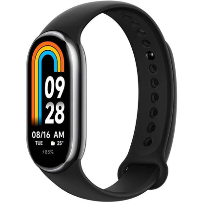 266282 - XIAOMI Mi Smart Band 8 - Byzylyk aktiviteti, ekran AMOLED, monitorim i rrahjeve të zemrës, 190 mAh, mbi 150 mënyra sportive, deri në 16 ditë jetëgjatësi baterie, e zezë