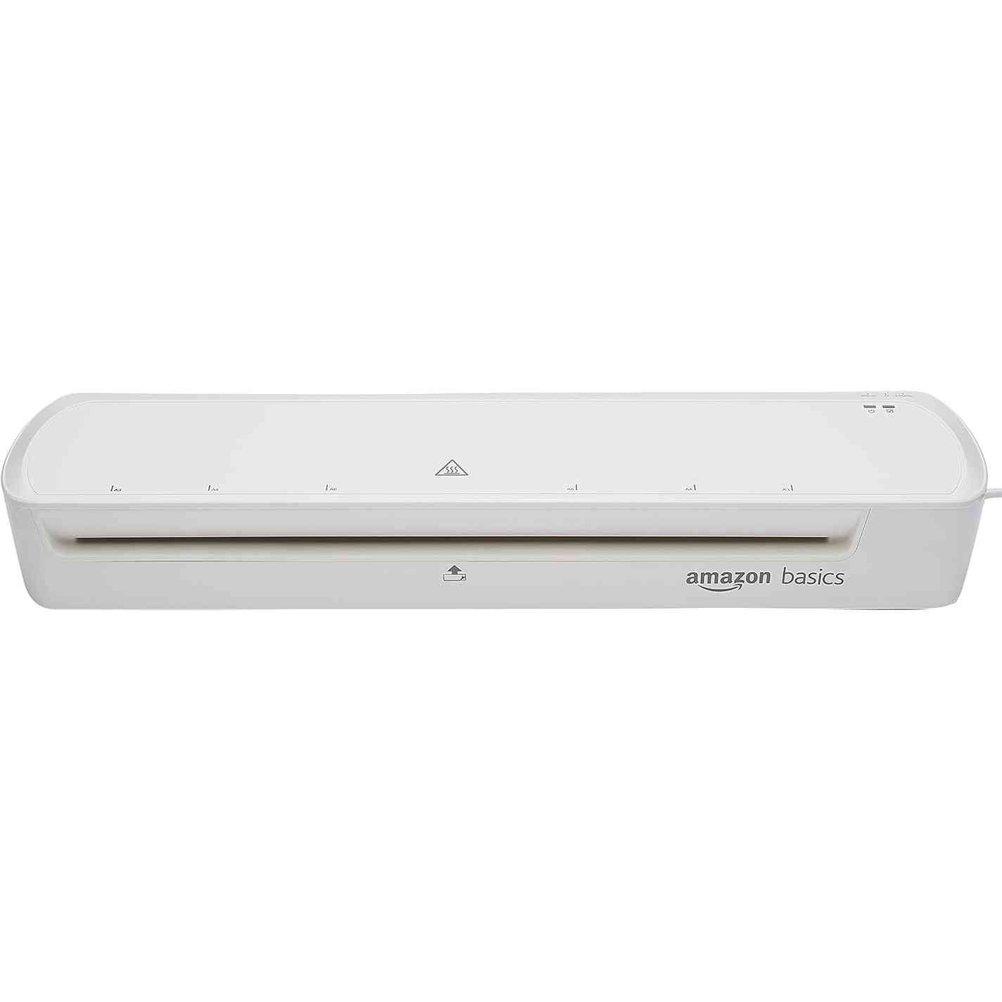 273419 - Amazon Basics Laminator termik, madhësia A3, 20 qese laminimi të përfshira, e bardhë