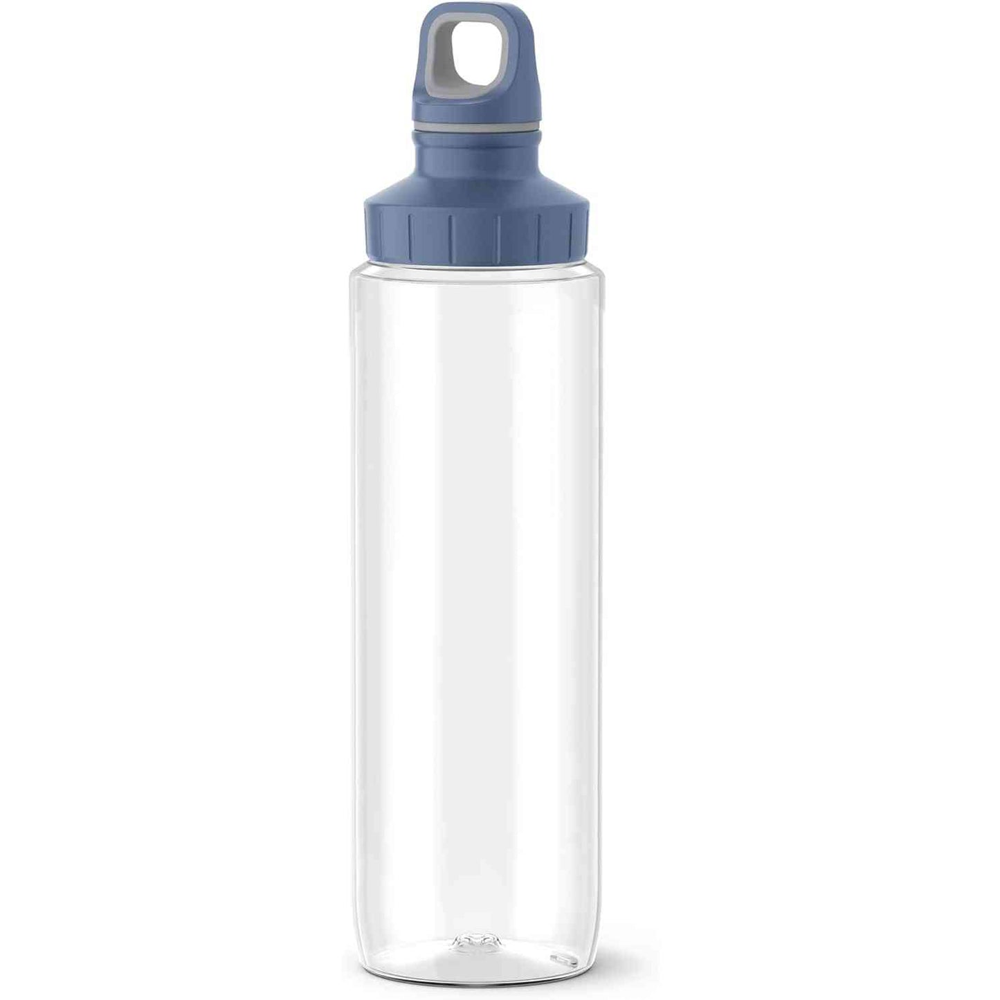 241676 - Emsa Shishe Uji Drink2Go Eco, 0.7 litra, e ripërdorshme, e papërshkueshme nga rrjedhjet, e certifikuar nga ISCC Tritan Renew, Eko-Dizajn, Kapak me vidë, e sigurt për lavastovilje, Blu, N3033500