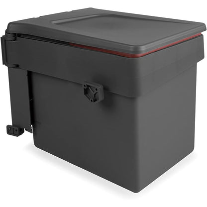 240495 - EMUCA Kosh Mbeturinash me Derë Dollapi, 15L, Kapak Automatik, Montim në Derë