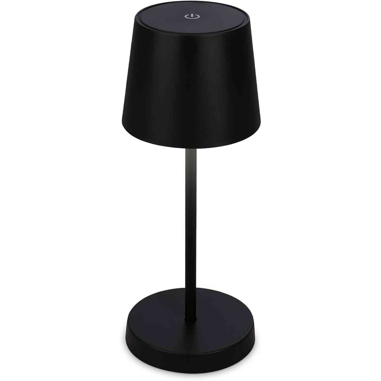 258012 - BRILONER - LLAMBË TAVOLINE LED PA TEL, LLAMBË KOMODINE ME PREKJE, TAVOLINË, PËR JASHTË DHE BRENDA, USB-C, DRITË E BARDHË E NGROHTË, 26X10.5 CM, E ZEZË