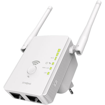 273677 - STRONG WLAN Repeater 300 v2 - Amplifikator WLAN deri në 300 Mbps, instalim plug & play, i bardhë