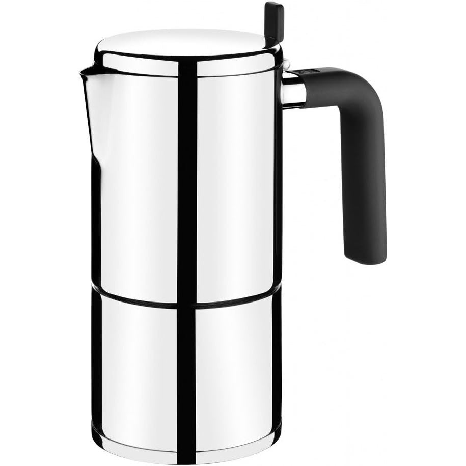 217782 - BRA Bali Makinë kafeje italiane, çelik inox 18/10, me induksion të plotë, e përshtatshme për të gjitha llojet e sobave, 10 filxhanë, 11 cm