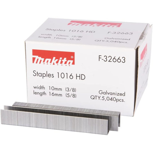 163738 - MAKITA Kapëse F-32663, Madhësi 10x16mm, Sasia 5040 Copë