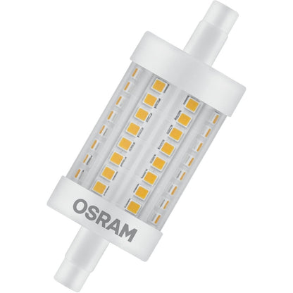 206196 - OSRAM Llambë LED 7W me Tub, Zëvendësim për Llambë 60W, Bazë R7s, E Bardhë e Ngrohtë (2700K), 1 Copë (1 Pako)