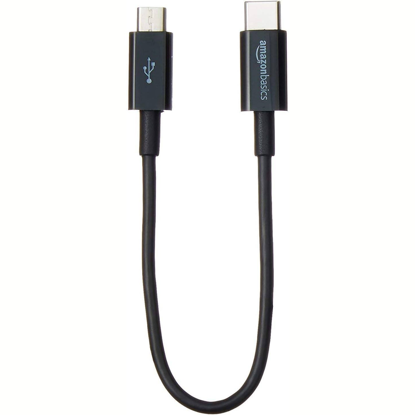 274591 - AMAZON BASICS Kabllo USB-C në Micro B 2.0, 15.2 cm, për kompjuter, e zezë