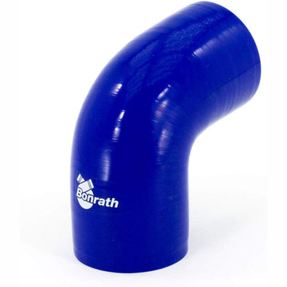 314207 - BONRATH Tub silikoni me lakim 90 gradë - Gjatësia: 50 mm - Ø51 mm, Blu
