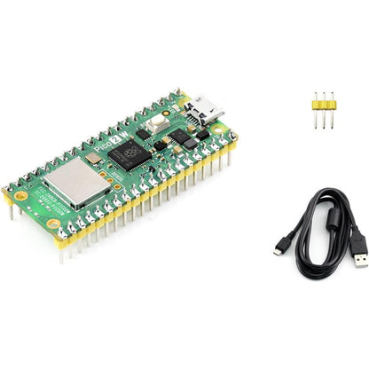 268931 - Raspberry Pi Pico 2 W, pllakë mikrokontrolluesi RP2350, mbështet WiFi dhe Bluetooth