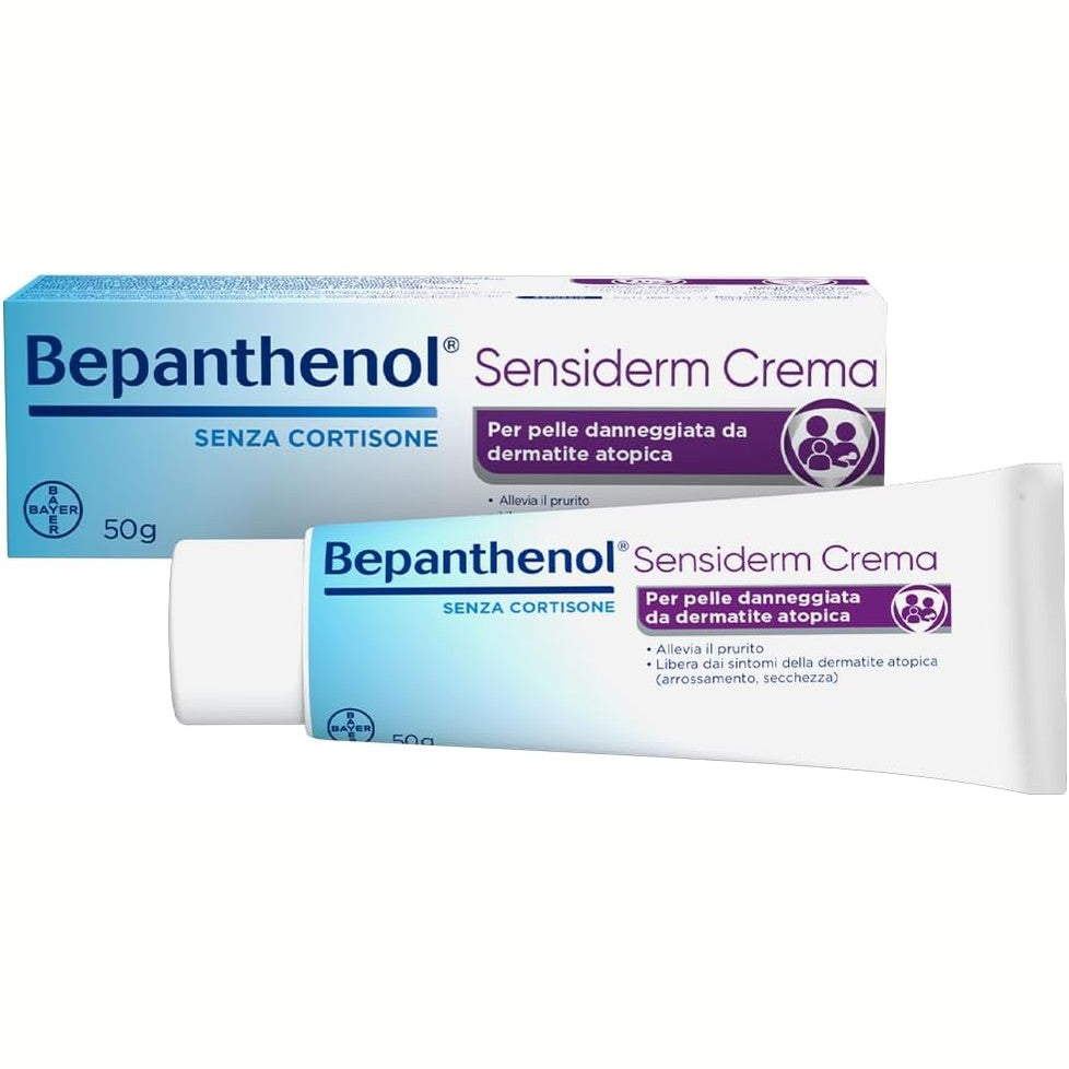 306490 - BEPANTHENOL Krem hidratues Sensiderm për dermatit atopik, ekzemë, 50g