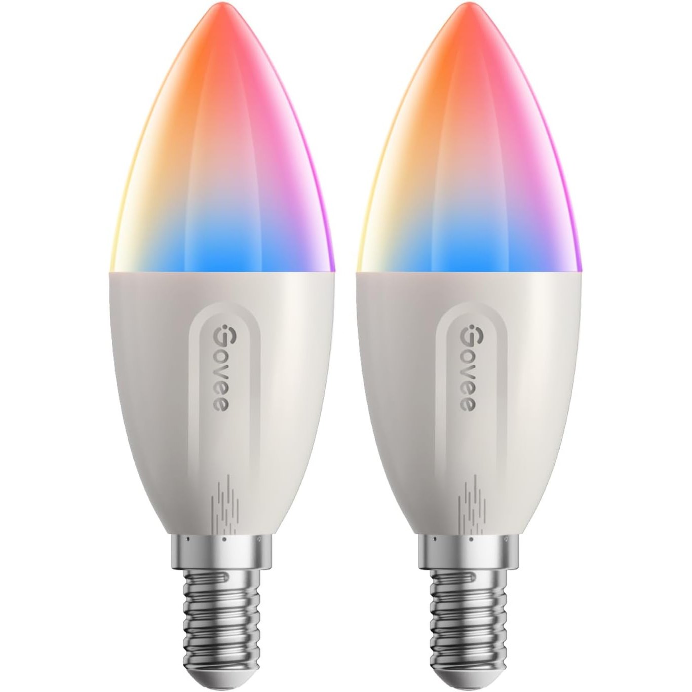 227984 - Llambë Inteligjente Govee E14 – 16 Milionë Ngjyra, 450 Lumens, Paketë me 2 Copë
