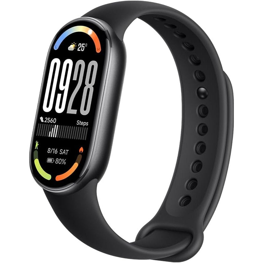 292893 - XIAOMI SMART BAND 10 - Orë inteligjente, Gjurmues fitnesi, Ekran AMOLED 1.72", Jetëgjatësi baterie 21 ditë, Rezistencë ndaj ujit 5ATM, Monitorim i SpO₂ dhe rrahjeve të zemrës, Gjurmim gjumi, Mbi 150 Modalitete sportive, E zezë