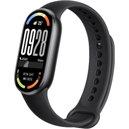 292893 - XIAOMI SMART BAND 10 - Orë inteligjente, Gjurmues fitnesi, Ekran AMOLED 1.72", Jetëgjatësi baterie 21 ditë, Rezistencë ndaj ujit 5ATM, Monitorim i SpO₂ dhe rrahjeve të zemrës, Gjurmim gjumi, Mbi 150 Modalitete sportive, E zezë