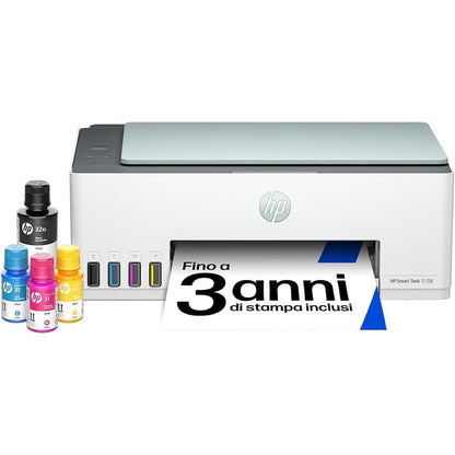 267616 - HP Printer shumëfunksional Smart Tank 5108 3-në-1, Wi-Fi, Printim celular, 3 vjet bojë e përfshirë, garanci 3-vjeçare, rezervuar i madh boje