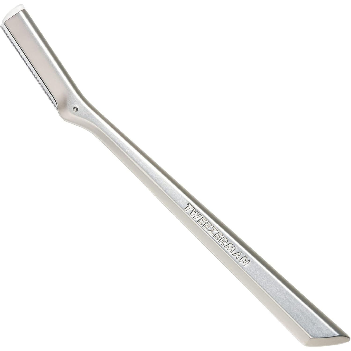 302268 - TWEEZERMAN MAKINË RROJE PËR HEQJEN E QIMEVE TË FYTYRËS (DEPILIM PRECIZ ME TEH RROJE, ÇELIK INOX), ARGJEND