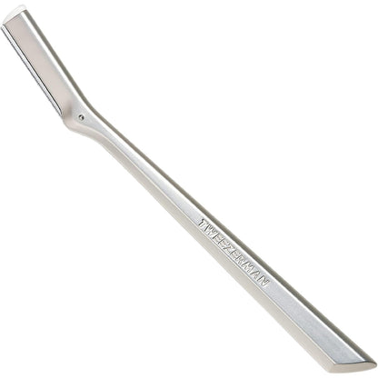 302268 - TWEEZERMAN MAKINË RROJE PËR HEQJEN E QIMEVE TË FYTYRËS (DEPILIM PRECIZ ME TEH RROJE, ÇELIK INOX), ARGJEND