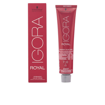 318575 - SCHWARZKOPF Ngjyrë flokësh IGORA Royal Premium 7-0, bjonde e mesme, 1 pako (1 x 60g)