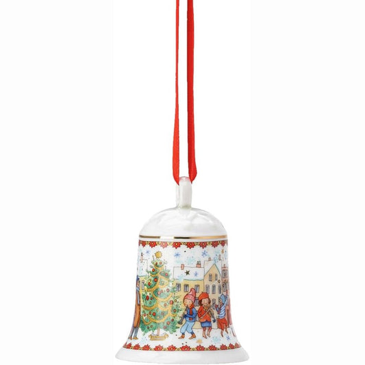 223216 - HUTSCHENREUTHER Kambanë porcelani Krishtlindjesh 23, 7 cm