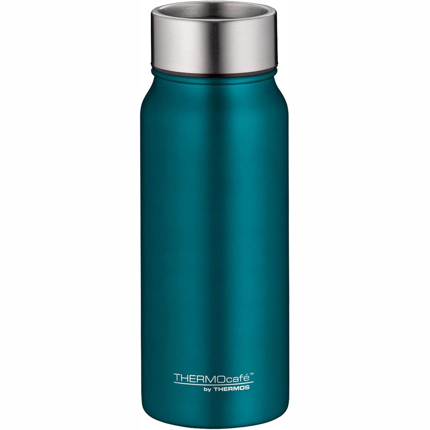 251629 - THERMOS GOTË PIJEJE THERMOcafé 0.50l, ngjyrë blu e errët, gotë termike prej çeliku inox, e papërshkueshme nga rrjedhjet, i mban pijet të ngrohta për 9 orë dhe të ftohta për 18 orë, e sigurt për lavastovilje, pa BPA