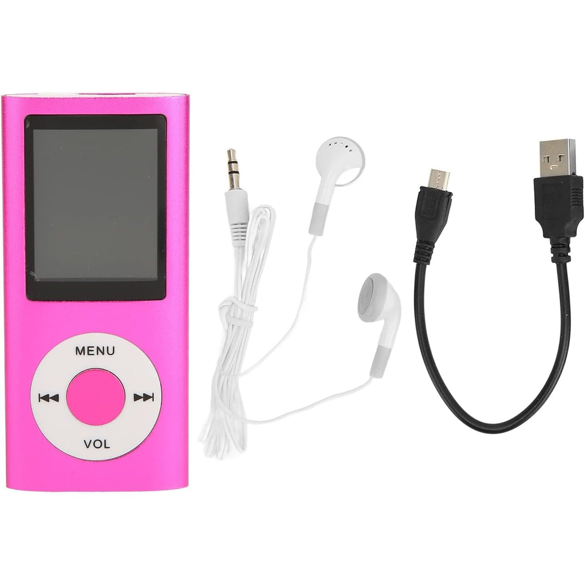 305442 - MP3 Player me Bluetooth, Ekran LCD 1.8 inç, Zë HiFi, Kufje të Përfshira, Mbështetje deri në 64 GB