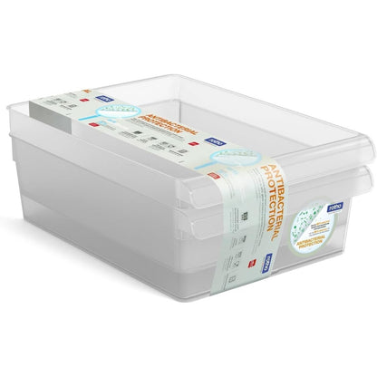 251932 - ROTHO LOFT Set organizatori frigoriferi me 3 pjesë, plastikë e sigurt për ushqim (PP), pa BPA, transparente, 31.0 x 22.0 x 12.0 cm