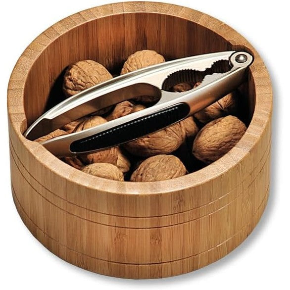216063 - KESPER Tas me arra dhe arrëthyes, Materiali: Bambu, çelik inox, Ø 17 x H 8 cm