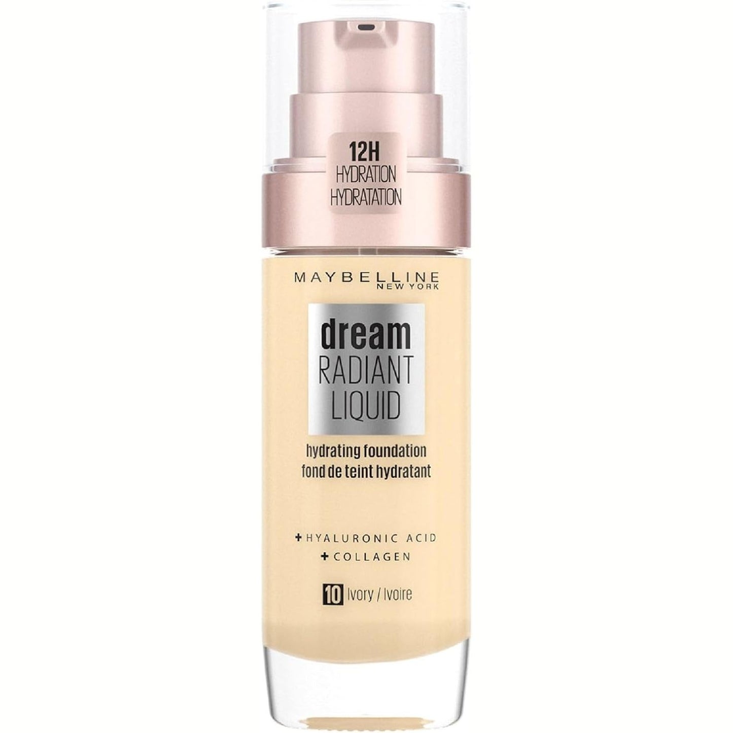 317869 - MAYBELLINE NEW YORK Make Up, Make-Up i Lëngshëm Dream Radiant, Fondatinë Flüssige, Nr. 10 Ivory, 30 ml