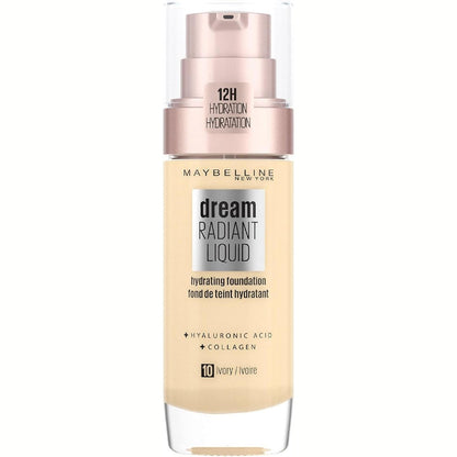 317869 - MAYBELLINE NEW YORK Make Up, Make-Up i Lëngshëm Dream Radiant, Fondatinë Flüssige, Nr. 10 Ivory, 30 ml