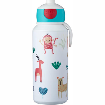 253645 - MEPAL - Shishe Uji e Hapur për Kampusin, 400 ml, e Ripërdorshme, e Papërshkueshme nga Rrjedhja, Pa BPA, Animal Friends