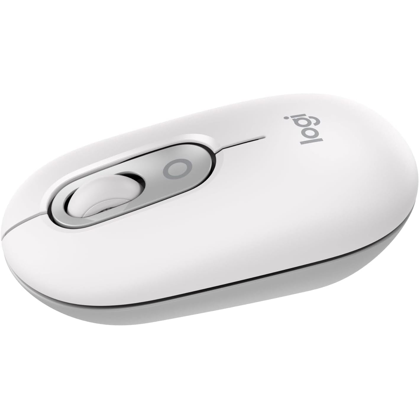 266680 - LOGITECH Mausi POP Bluetooth, kompakt, portativ, 3 pajisje, ngjyrë e bardhë e errët