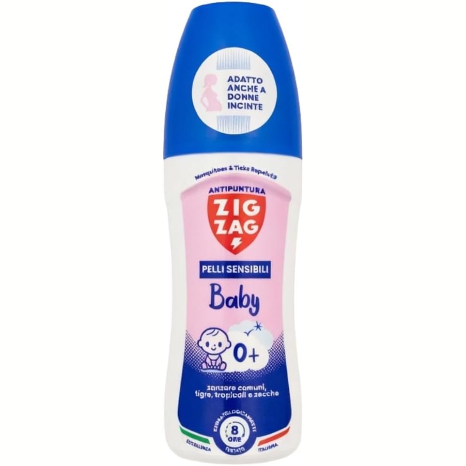 321984 - ZIG Sprej ZAG kundër mushkonjave për fëmijë dhe bebe, 100 ml, pa aromë, për lëkurë të ndjeshme, rriqra dhe miza kali