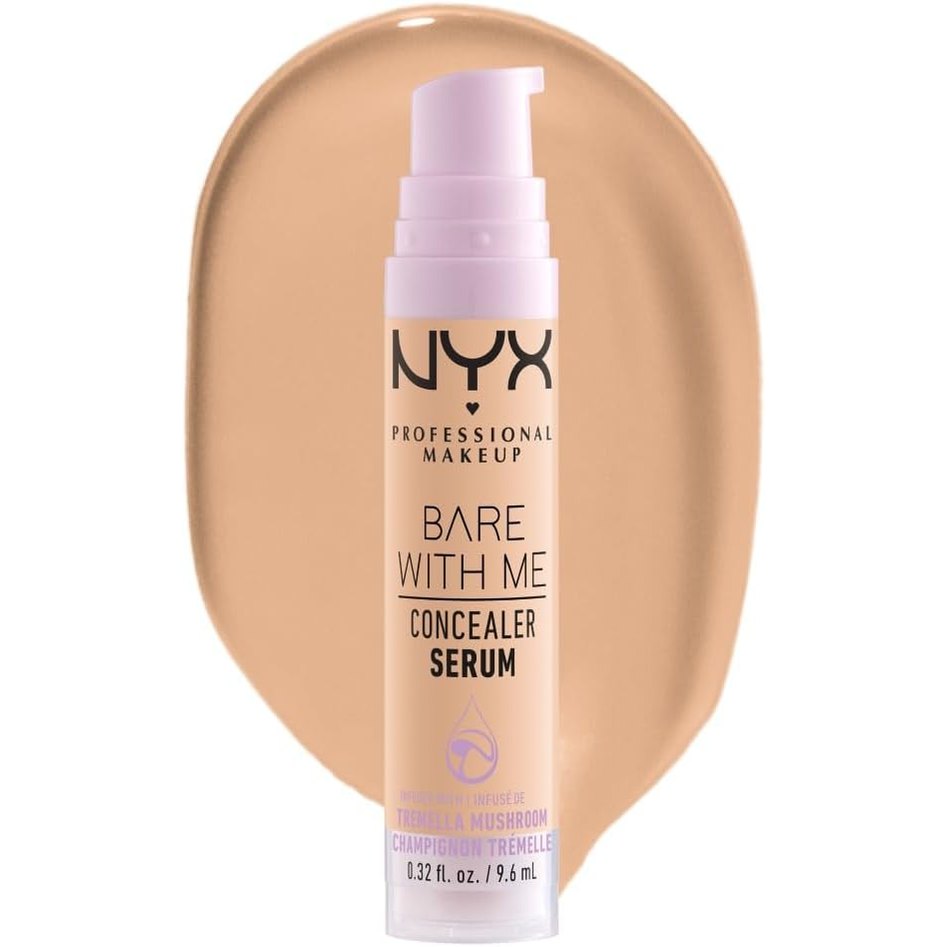 312355 - NYX Professional Makeup Serum Korrektor Bare With Me, natyral, mbulim i mesëm, bezhë, 9.6 ml